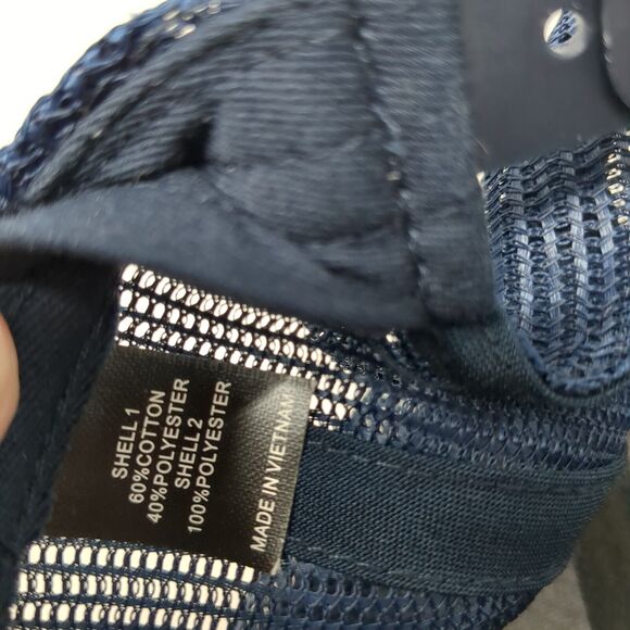 Dillabaugh's Commercial Flooring Snapback Trucker Hat Blue OS Mesh Richardson - Picture 9 of 9